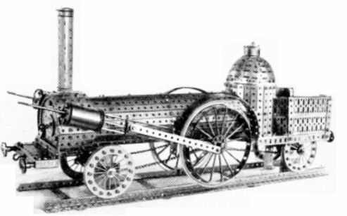 Erste deutsche Lok von Maschinenfabrik Uebigau bei Dresden 1838