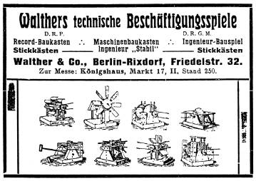 Walther-Reklame von 1911