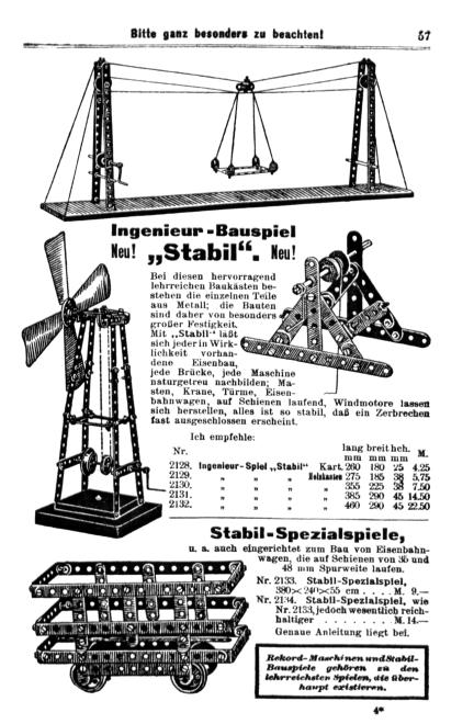 Katalog Glaser 1912