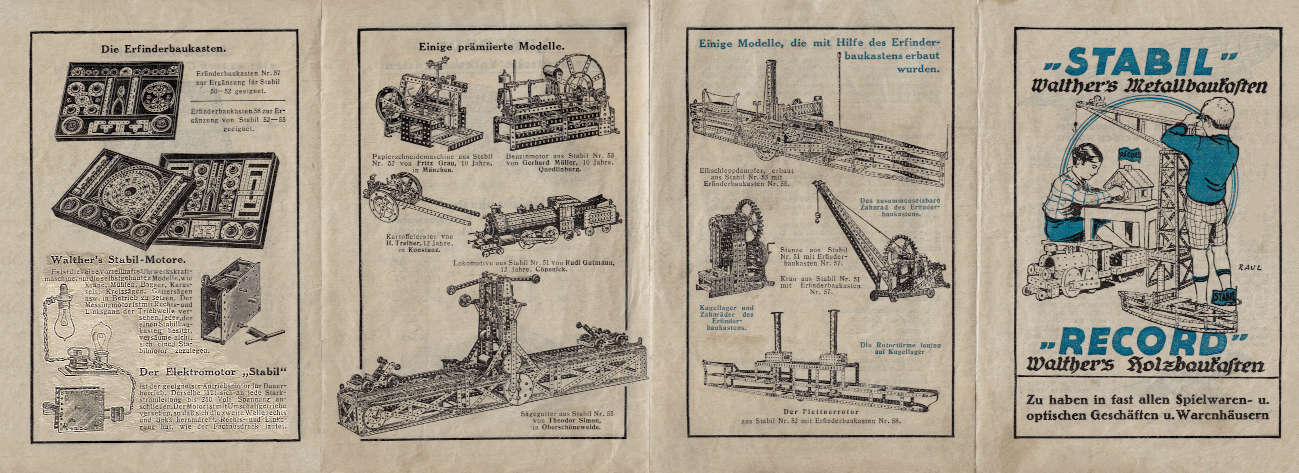 uere Seiten des Prospektes von Ende 1926