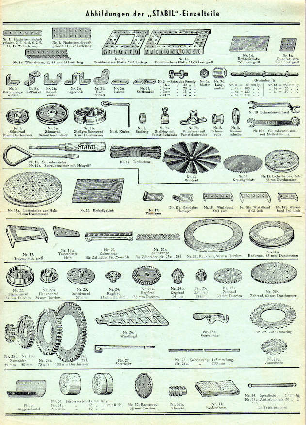 Einzelteil-Preisliste von 1959, Seite 2 Einzelteil-Preisliste von 1959 S. 2