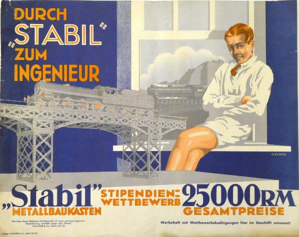 Reklameplakat von etwa 1930